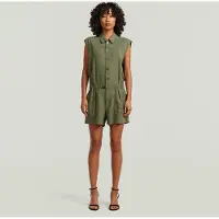 G-Star Summer Playsuit - Groen - Dames L