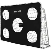 Meteor Doel 240x170x80 cm - Voetbaldoel - met Schietmat