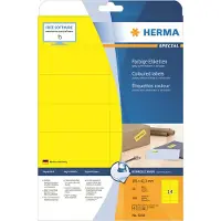 Herma Etiket 5058 105x42.3mm verwijderbaar geel 280 stuks