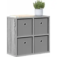 vidaXL Dressoir met lade Grijs Sonoma 49,5 x 22 x 47 cm