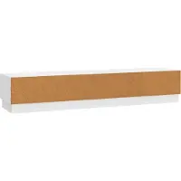 vidaXL TV Kast met lade Hoogglans Wit 147 x 34,5 x 27 cm Bewerkt hout