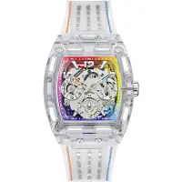 GUESS Analoog horloge ' PHOENIX ' gemengde kleuren / transparant