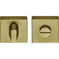 Formani Basics BSQWC53-ZI toiletsluiting vierkant zonder indicatie - PVD mat goud