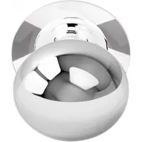 Formani Basics LB80V voordeurknop vast op rozet - gepolijst RVS