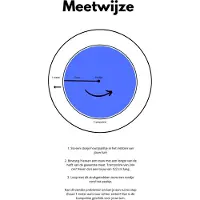 OEM Veiligheidsnet trampoline - Omheinde rand - Veilig - Diameter 305 cm - Blauw