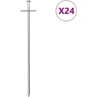 Super Merchant Tentharingen 24 st Ø6 mm 23 cm gegalvaniseerd staal