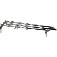Essem Design Nostalgi 291 Hoedenplank chroom, aluminium frame