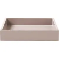 Mojoo Lux gelakt decoratief dienblad 19x19x3,5 cm Powder rose
