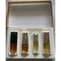 Estée Lauder Perfume Treasures Gift Set 4 Pure Parfum set - Beautiful, Pleasures, White Linen, Knowing - Vintage