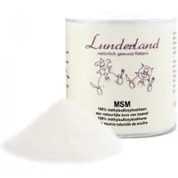 Lunderland MSM voor honden - 150gr - soepele gewrichten, glanzende vacht en gezonde nagels