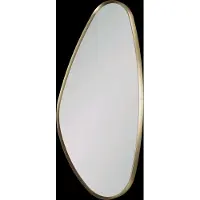 Balmani Auro organische toiletspiegel Brushed Champagne Gold 35 x 60 cm