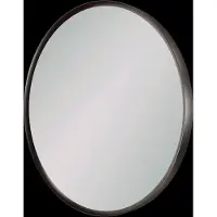 Balmani Auro ronde toiletspiegel Brushed GunMetal Ø 35 cm