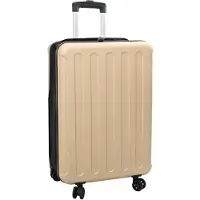 vidaXL Koffer met slot champagne 43 x 27 x 66 cm ABS Kunststof
