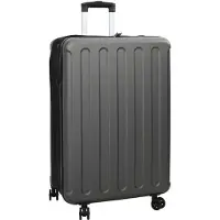 vidaXL Koffer met slot Donkergrijs 50 x 30 x 76 cm ABS Kunststof