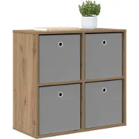 vidaXL Dressoir Artisan Eiken 68,5 x 32 x 67 cm