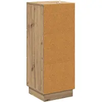 vidaXL Ladekast 33 x 34,5 x 87 cm Bewerkt hout Artisanaal eiken