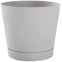 TeraPlast Plantenpot Orione Cloud lichtgrijs 29 cm