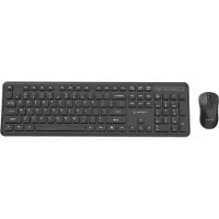 Gembird Slim Pro Business draadloze desktopset, zwart, US-layout