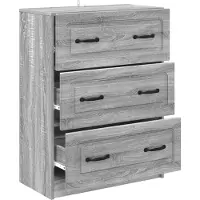 vidaXL Ladekast Grijs sonoma 66 x 34,5 x 87 cm Bewerkt hout