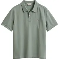 Gant Polo Men Reg Shield SS Pique Polo Ceramic Grey-S
