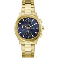 GUESS Analoog horloge ' PALMER ' navy / goud