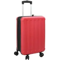 vidaXL Koffer met slot Rood 43 x 27 x 66 cm ABS Kunststof