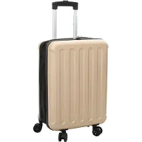 vidaXL Koffer met slot champagne 34 x 23 x 55.5 cm ABS Kunststof