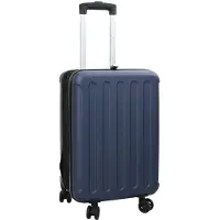 vidaXL Koffer met slot Donkerblauw 34 x 23 x 55.5 cm ABS Kunststof