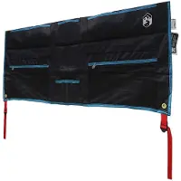 vidaXL Opbergzak met opslag Zwart en Blauw 98 x 47 cm oxford