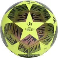 Adidas UEFA Champions League Club Final Voetbal Maat 5 2025-2026 Geel Zwart Felgeel