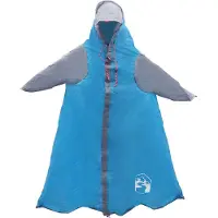 vidaXL 2-in-1 Regen Poncho met Kap 262 x 126 x 130 cm Blauw