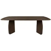 Natur24 - Trevor eettafel Deens ovaal 220 cm - donkerbruin