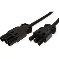 Bachmann installatiestekker stroomkabel - Wieland GST18 - GST18 / zwart - 0,50 meter