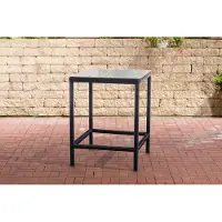 CLP Alia Tuintafel - 5mm Poly rotan zwart