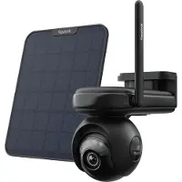 Reolink Altas PT Ultra - 4K Draadloze Buitencamera - ColorX Nachtzicht - 500 Dagen Accuduur - 360° Pan/Tilt & Auto-tracking - Dual-Band WiFi 6 - Slimme Detectie - Met 6W Zonnepaneel - Zwart
