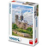 Dino Bikes Dino Puzzel Notre-Dame de Parijs - 1000 stukjes. Puzzelplezier in Parijs