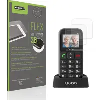 Dipos FLEX – 2x Matte Screenprotector geschikt voor Qubo P186 | Volledige Schermbescherming | Case-Friendly