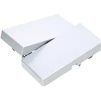 Busch-Jaeger 2CKA001751A2942 Serietoets Afdekking Witaluminium (RAL 9006), Aluminium 1 stuk(s)