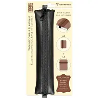 Clairefontaine - Penetui -Leer - Elastiek - Zwart