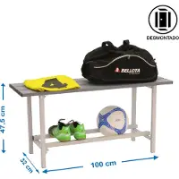 Simonlocker Desmontadas Metalen Bank 475x1000x320 Mm