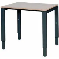 Schaffenburg Verstelbaar Bureau - Domino 80x60 Havana Kersen - zwart frame