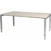 Schaffenburg Vergadertafel Domino - 180x100 Eiken - alu frame