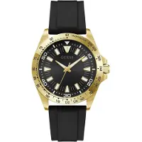 GUESS Analoog horloge ' OPALINE ' goud / zwart
