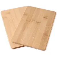 Michelino Bamboe Snijplank Set 2 Stuks – Snijplank – Broodplank – Serveerplank – Houten Snijplanken – FSC Bamboe – Keuken Plank – 22x14 cm – Compact