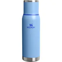 Stanley Adventure To-Go Thermosfles 750 ml (Blue Sky) - Geïsoleerd Deksel - BPA-Vrij - 20 Uur Warm - 25 Uur Koud - Doorschenkstop Om Gecontroleerd Te Schenke