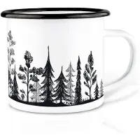 Ligarti Handgemaakte emaille mok bos 300ml
