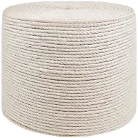 vidaXL Jute Touw 80 mm 500 m Wit 100% Tossa jute