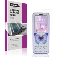 Dipos – 4x Beschermfolie geschikt voor VELATEMOR Senioren-Handy | Krasbestendige & heldere Screenprotector Ultra-Thin