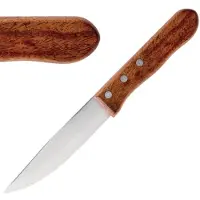 Olympia Jumbo steakmes houten heft, 25 cm (box 12)