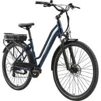 Maxtron Urban7 Elektrische stadsfietsen– 28×2.0 Inch Banden – 36V 12.8Ah Accu – Actieradius tot 70 km - Mechanische Schijfremmen – Stadsfiets – Max. Belastbaar 120 kg – Elektrische Fiets-Blauw